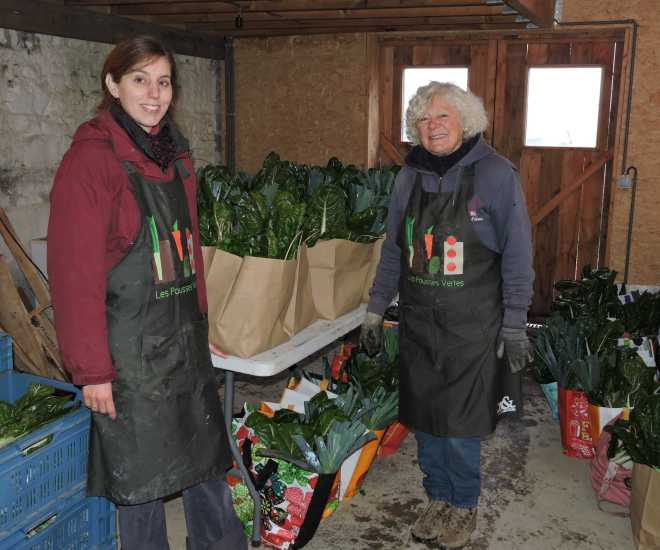 Merci au généreux sponsor... ces magnifiques tabliers sont parfaits! :oD (Même pas froid, d'ailleurs...!)