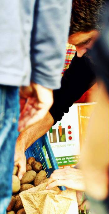 au marché fermier de samedi dernier...